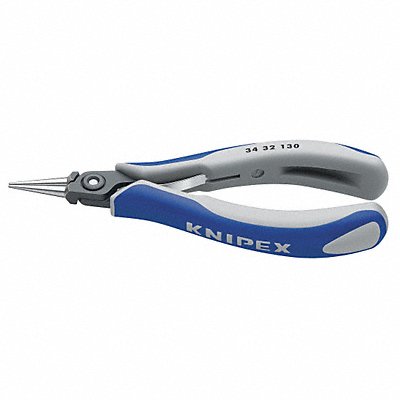 KNIPEX 3432130 Needle Nose Plier 5-1/4 L Smooth