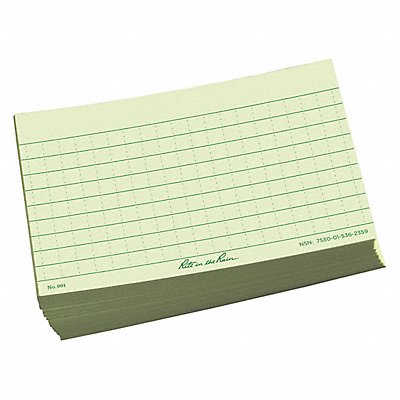 RITE IN THE RAIN 991 Index Cards Ruled 3 x 5 PK100