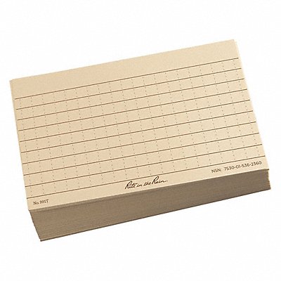 RITE IN THE RAIN 991T Index Cards Ruled 3 x 5 PK100