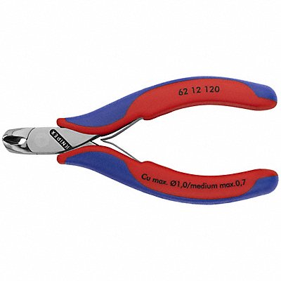 KNIPEX 6212120 End Cutting Nippers 4-3/4 In