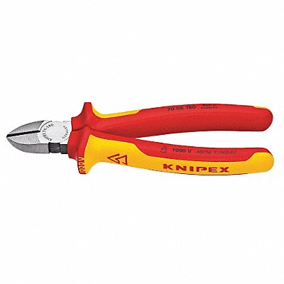 KNIPEX 7008180SBA Diagonal Cutting Plier 7-1/4 L