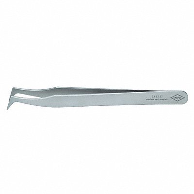 KNIPEX 921252 Precision Tweezers SS Bent 4 23/32 L