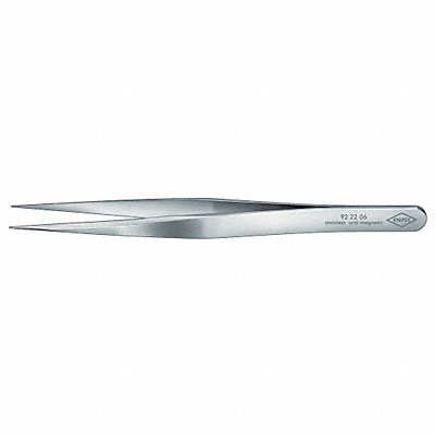 KNIPEX 922206 Precision Tweezers SS Straight 4 23/32 L
