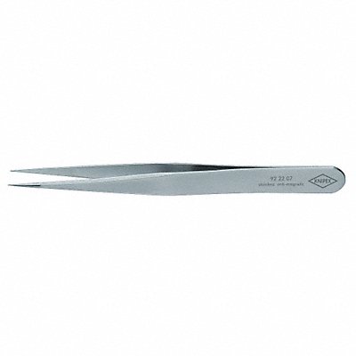 KNIPEX 922207 Precision Tweezers SS Straight 4 59/64 L