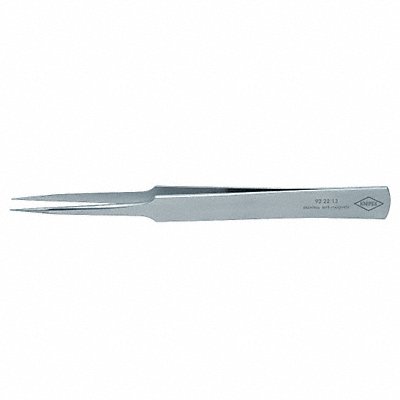 KNIPEX 922213 Precision Tweezers SS Straight 5 1/8 L