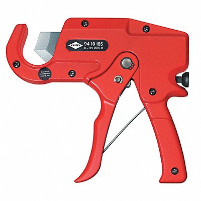 KNIPEX 9410185 Pipe Cutter Plastic 7-1/4 in L Ratchet