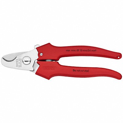 KNIPEX 9505165 Cable Shears 6-11/16 In L 3 AWG Red