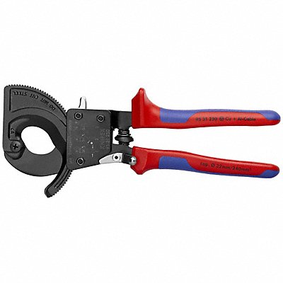 KNIPEX 9531250SBA Ratchet Cable Cutter Centre Cut 10 In