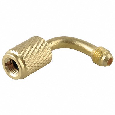GRAINGER 10U325 Quick Coupler Low Loss 1/4 In MxF 90 Deg