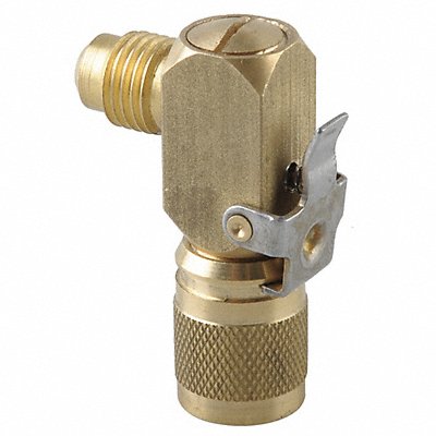 GRAINGER 10U327 Quick Coupler Low Loss 1/4 In MxF 90 Deg
