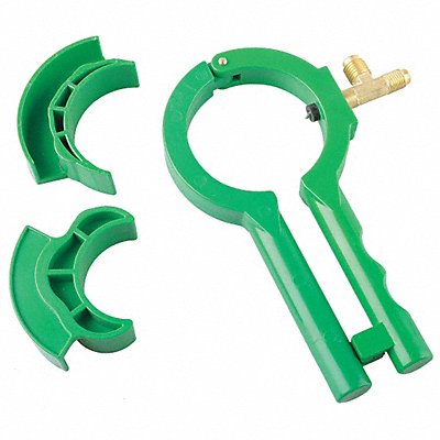 GRAINGER 10U329 Side Can Tap Manual Green