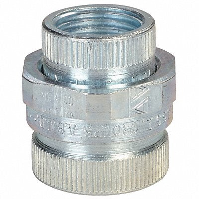 APPLETON ELECTRIC UNF75NR Straight Union Steel Trade Size 3/4in