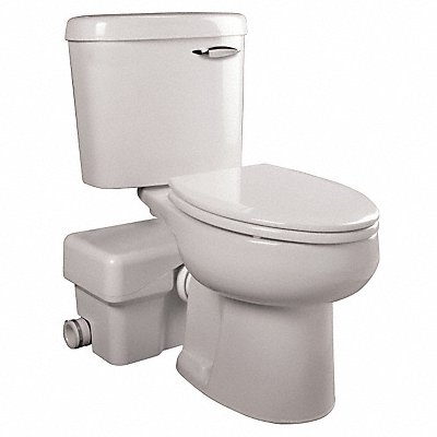 LIBERTY PUMPS AscentIIESW Macerating Toilet Floor w/ Back Outlet