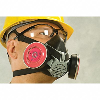 MSA 10119575 Half Mask Respirator Silicone Black