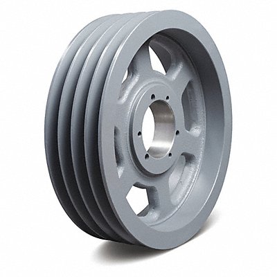 GRAINGER 5V1604 V-Belt Pulley Detachable 4 Groove 16 OD