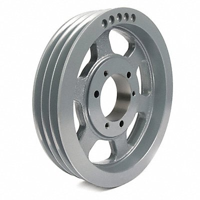 GRAINGER 1243B V-Belt Pulley Detachable 3 Groove 12.75 OD