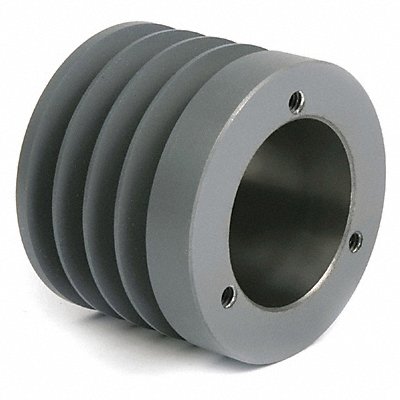 GRAINGER 424B V-Belt Pulley Detachable 4Groove 4.55 OD