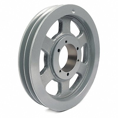 GRAINGER 5V1182 V-Belt Pulley Detachable 2 Groove 11.8 OD