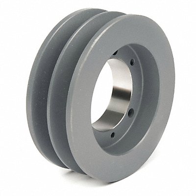 GRAINGER 5V442 V-Belt Pulley Detachable 2Groove 4.4 OD