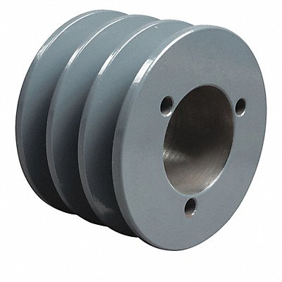 GRAINGER 5V443 V-Belt Pulley Detachable 3Groove 4.4 OD