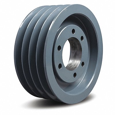 GRAINGER 804B V-Belt Pulley Detachable 4 Groove 8.35 OD