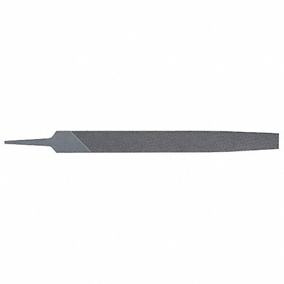 WESTWARD 10Z694 Flat Long Angle Lathe File Rect 12 In L