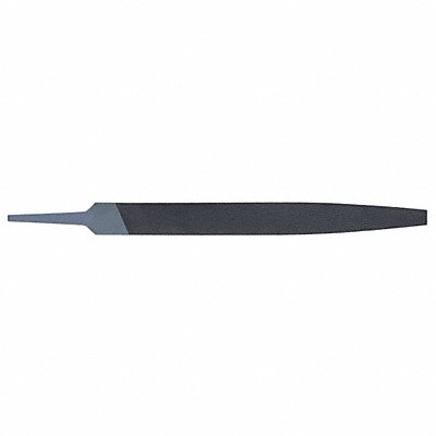 WESTWARD 10Z732 Warding File Second Cut Rect 6 In L