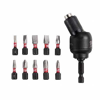 MILWAUKEE 48322301 Pivot Holder and Bit Set 11 Pieces