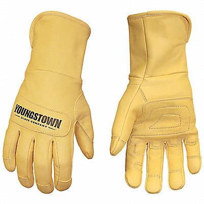 YOUNGSTOWN GLOVE CO. 11324560XL Leather 3D Pattern Gloves Tan XL PR