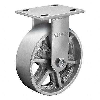 ALBION 110CA04201R Plate Caster Rigid Iron 5 5/8 H