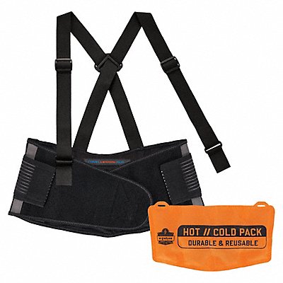 PROFLEX BY ERGODYNE 1675 Heating/Cooling Back Support Black 4XL