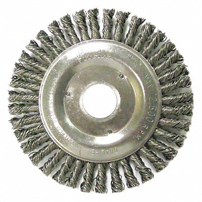 WEILER 8750 Wheel Brush 4-7/8 7/8 Arbor Hole