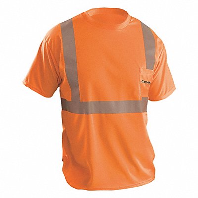 OCCUNOMIX LUXSSETP2BOLCEVA02 SS Orange T-Shirt Black Ceva Logo L
