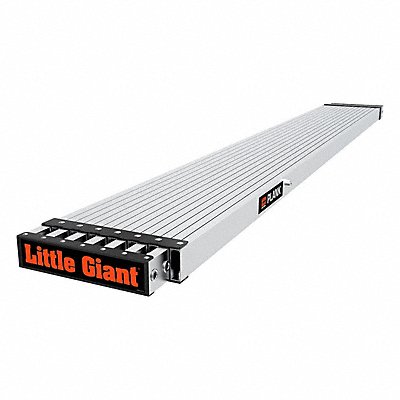 LITTLE GIANT 11915 Adjustable Aluminum 2-Person Plank 108 in L