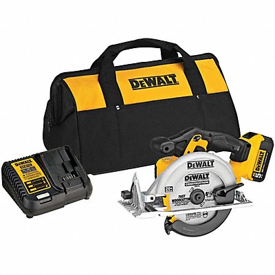 DEWALT DCS391P1 Cordless Circ Saw Kit 6-1/2 in Blade Dia