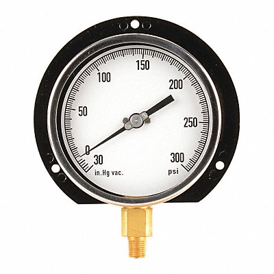 GRAINGER 11A494 D8433 Compound Gauge General Purpose 4-1/2 In