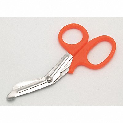 MEDI-FIRST 70901OR EMT Utility Scissors 7-1/2 in L Silver