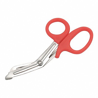 MEDI-FIRST 70901RD EMT Utility Scissors 7-1/2 in L Silver