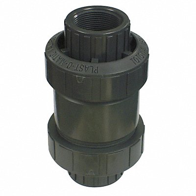 PLAST-O-MATIC CKS300VTNCPV Check Valve 9.875 in Overall L