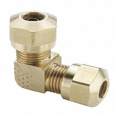 PARKER 265NTA10 Union Elbow Brass CompxComp 5/8In