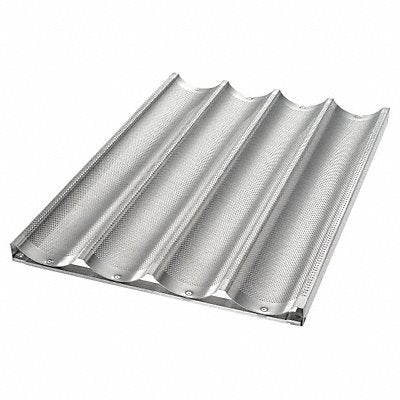 CHICAGO METALLIC 49034 Baguette/French Bread Pan 17 3/4 in W