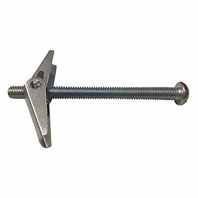 GRAINGER U632650190400 Toggle Bolt Anchor Steel #10-24 4 L PK50