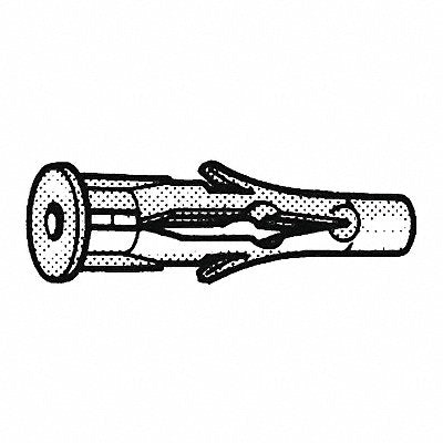 GRAINGER U632700000037 Toggle Anchor Plastic 1/4 to 3/8in PK100