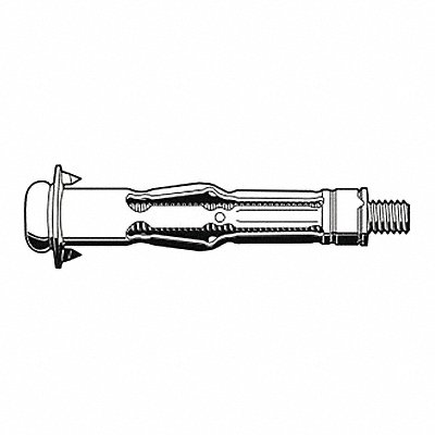 GRAINGER U305370120112 Wall Anchor Steel 1 in L PK100