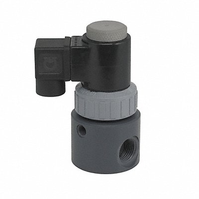 PLAST-O-MATIC EAST2V8W1112060PP Valve PP 2Way 2Position Normally Closed
