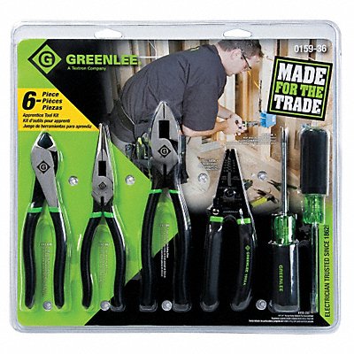 GREENLEE 15936 General Hand Tool Kit No of Pcs. 6