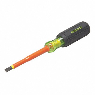 GREENLEE 015311INS Insulated Slotted Screwdriver 1/4 in