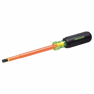 GREENLEE 015315INS Insulated Slotted Screwdriver 5/16 in