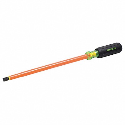 GREENLEE 015317INS Insulated Slotted Screwdriver 3/8 in