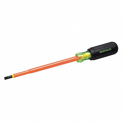 GREENLEE 015322INS Insulated Slotted Screwdriver 3/16 in